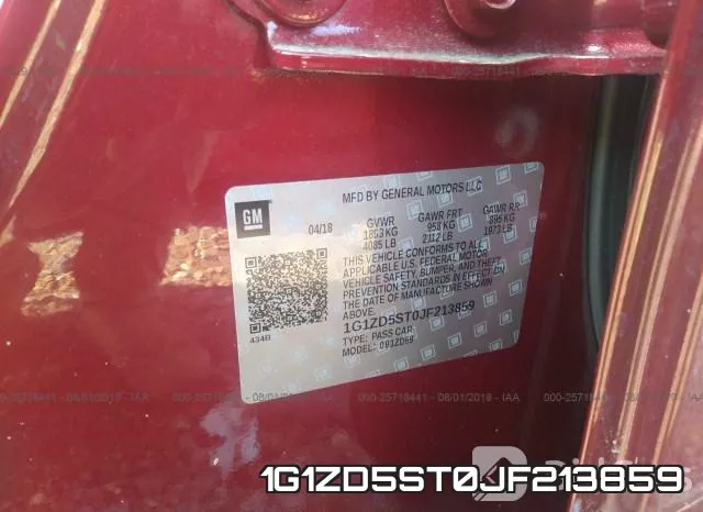 1G1ZD5ST0JF213859 фото 10