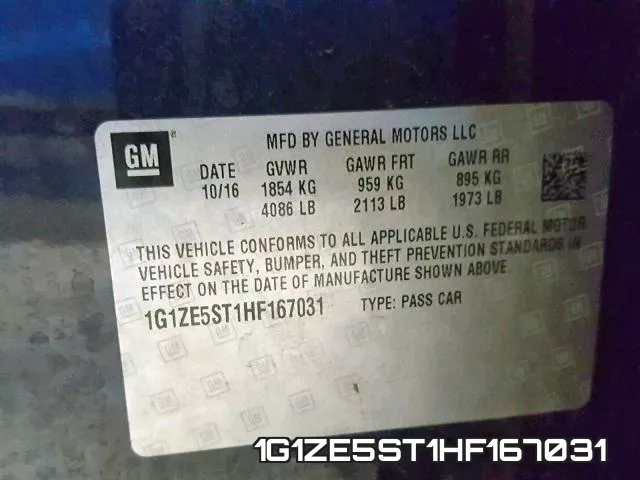1G1ZE5ST1HF167031 фото 2