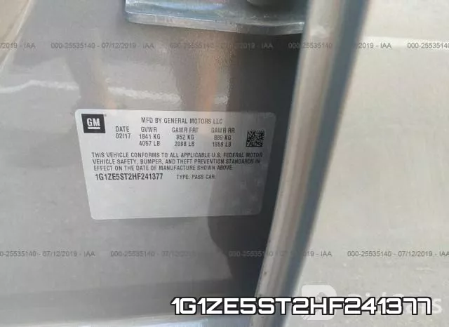 1G1ZE5ST2HF241377 фото 10