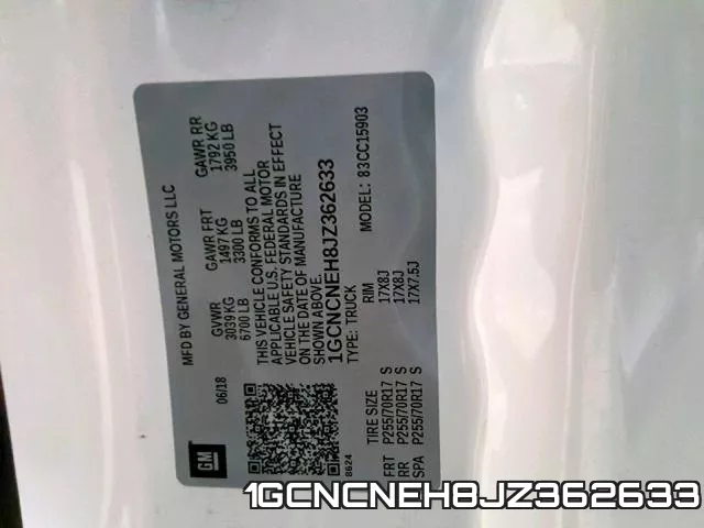 1GCNCNEH8JZ362633 фото 2