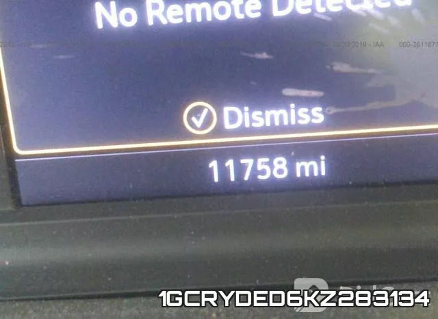 1GCRYDED6KZ283134 фото 8