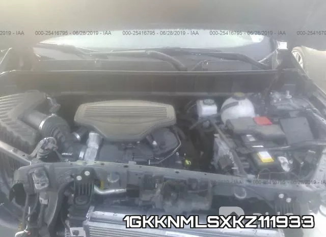 1GKKNMLSXKZ111933 фото 2