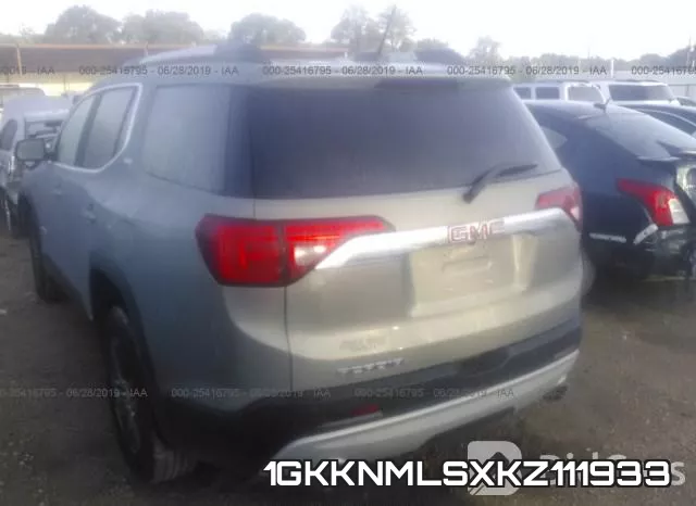 1GKKNMLSXKZ111933 фото 4