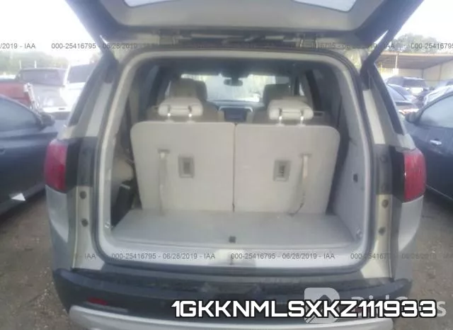 1GKKNMLSXKZ111933 фото 8