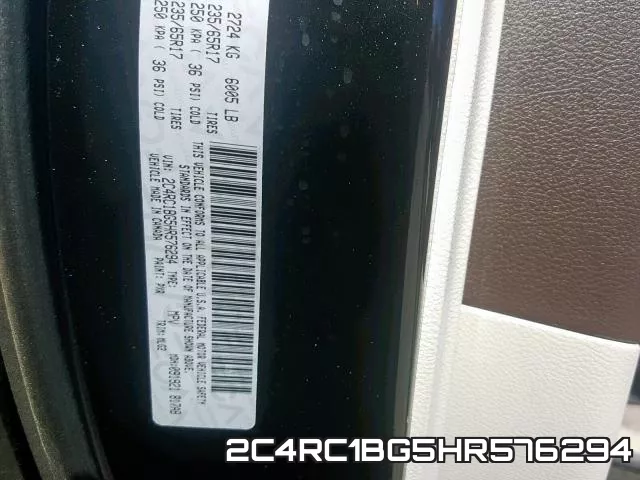 2C4RC1BG5HR576294 фото 2