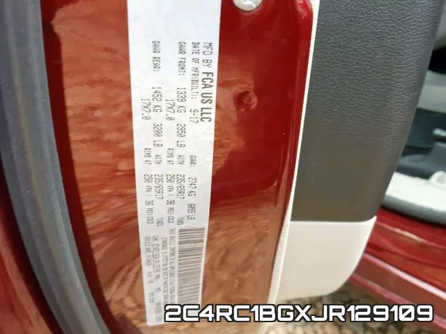 2C4RC1BGXJR129109 фото 2