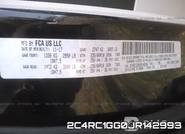 2C4RC1GG0JR142993 фото 9