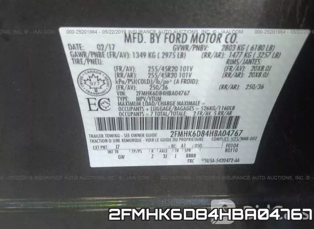 2FMHK6D84HBA04767 фото 10
