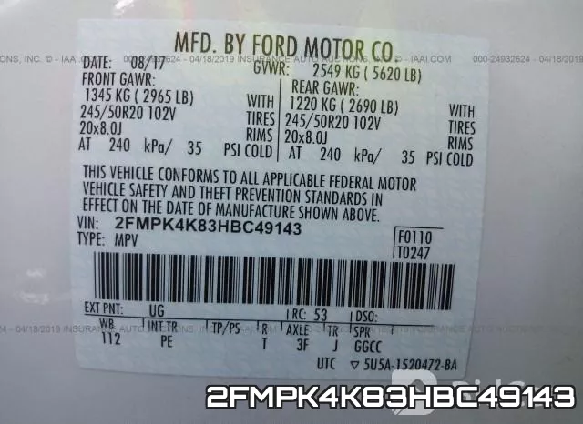 2FMPK4K83HBC49143 фото 10