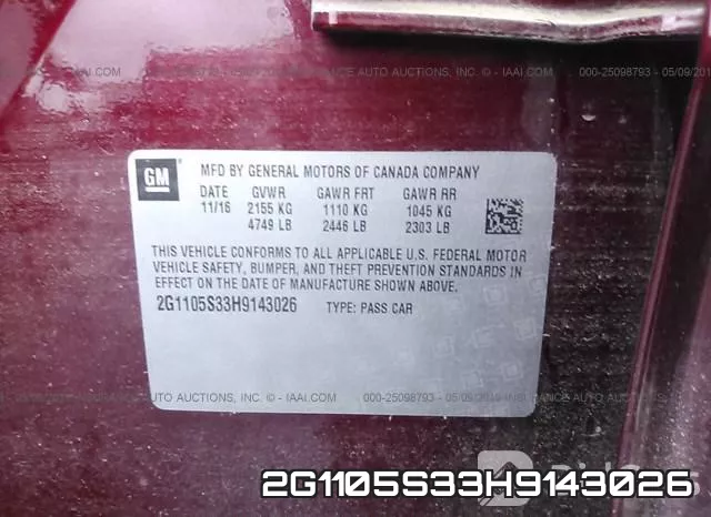 2G1105S33H9143026 фото 10