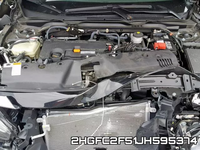 2HGFC2F51JH595374 фото 8