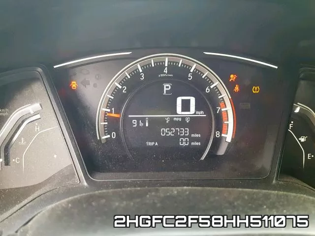 2HGFC2F58HH511075 фото 9