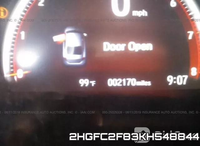 2HGFC2F83KH548844 фото 8