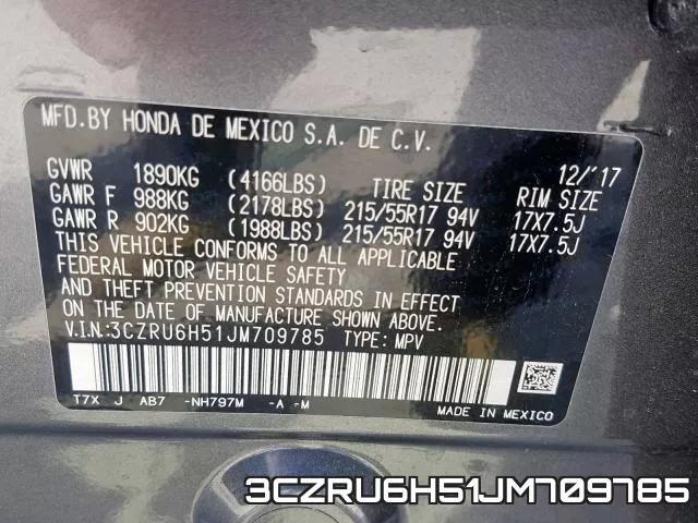 3CZRU6H51JM709785 фото 2