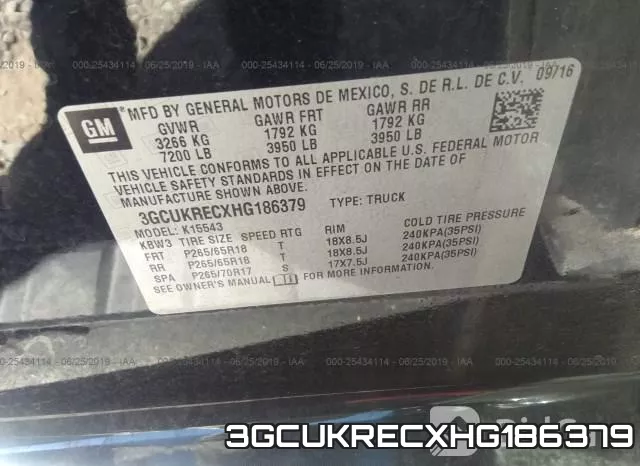 3GCUKRECXHG186379 фото 10