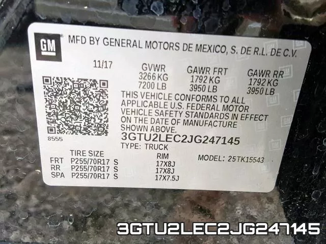3GTU2LEC2JG247145 фото 2