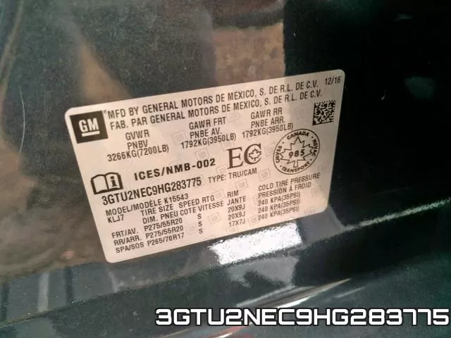 3GTU2NEC9HG283775 фото 2