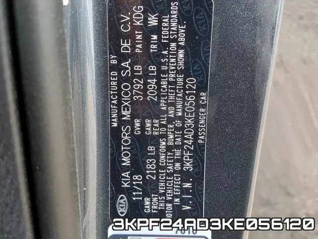 3KPF24AD3KE056120 фото 2