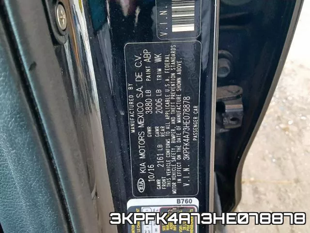 3KPFK4A73HE078878 фото 2
