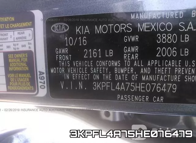 3KPFL4A75HE076479 фото 10
