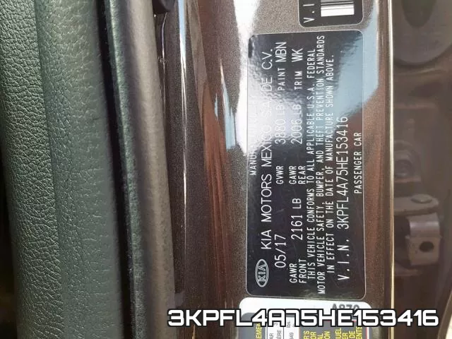 3KPFL4A75HE153416 фото 2