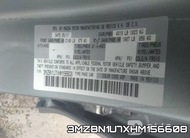 3MZBN1U7XHM156608 фото 10