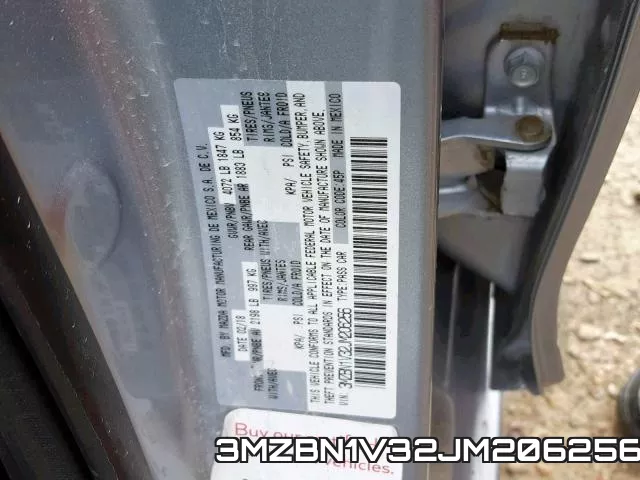 3MZBN1V32JM206256 фото 2