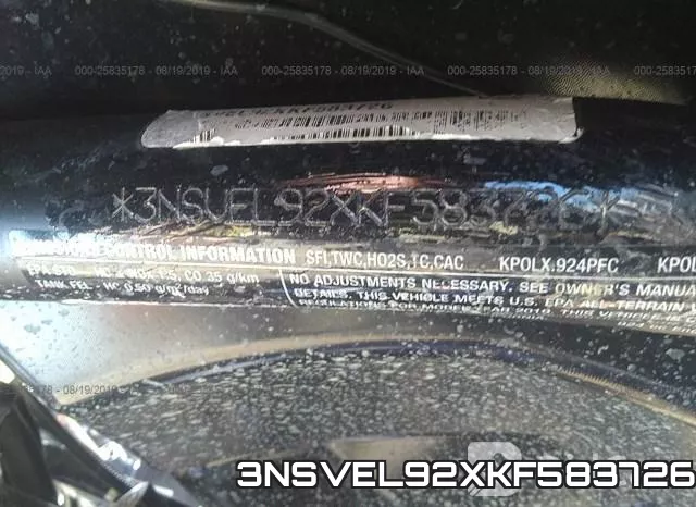 3NSVEL92XKF583726 фото 2