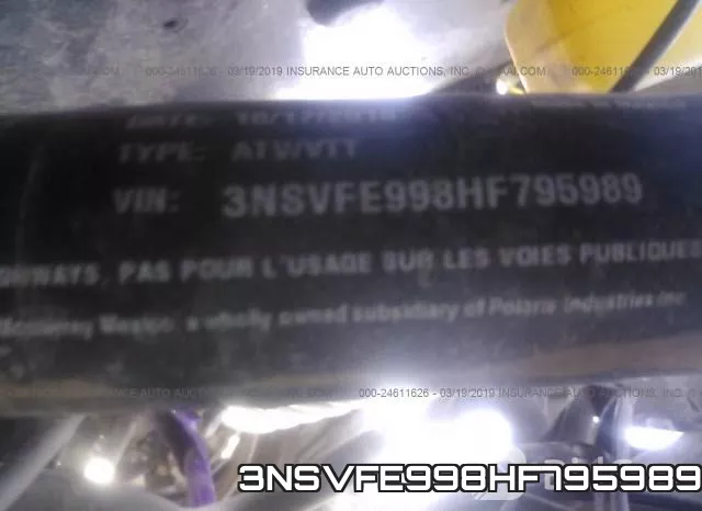 3NSVFE998HF795989 фото 2
