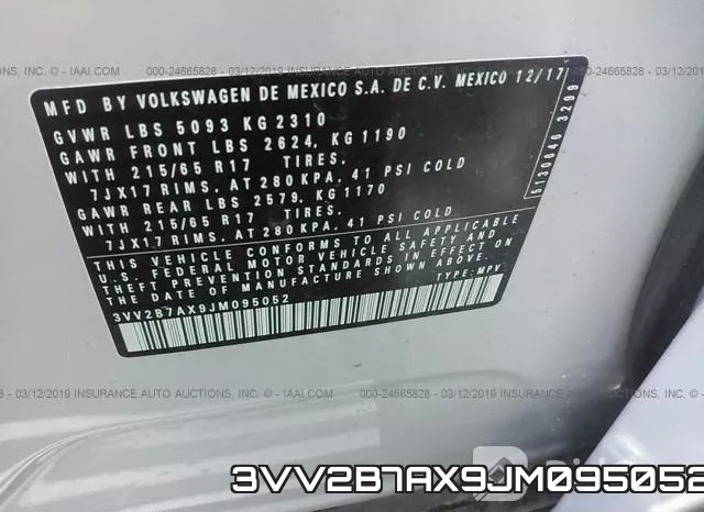 3VV2B7AX9JM095052 фото 10