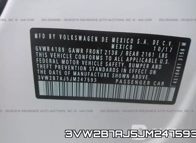 3VW2B7AJ5JM247593 фото 10