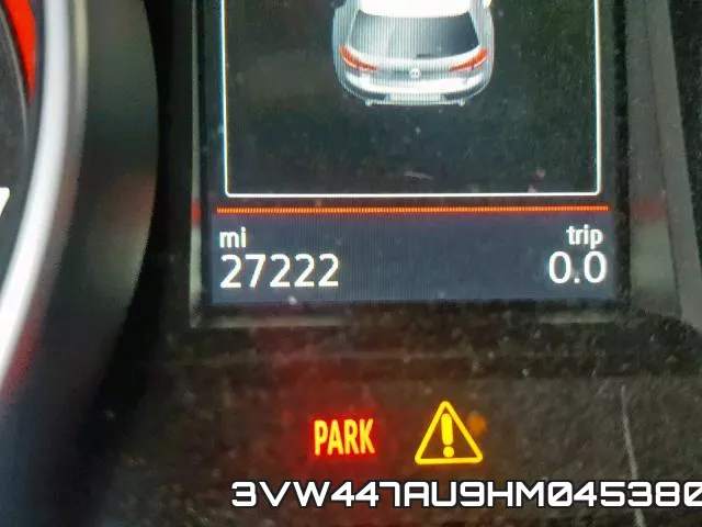 3VW447AU9HM045380 фото 9