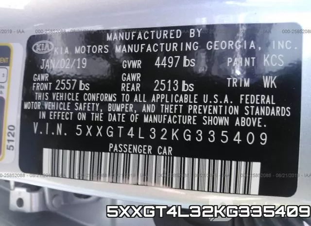 5XXGT4L32KG335409 фото 10
