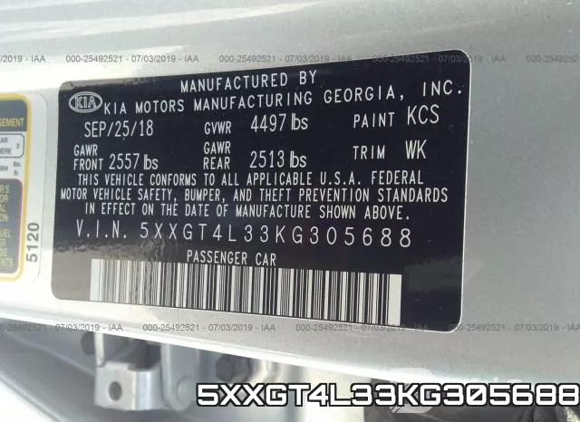 5XXGT4L33KG305688 фото 10