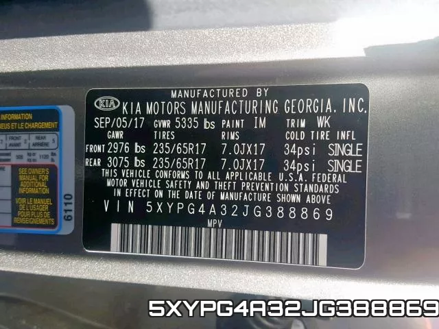 5XYPG4A32JG388869 фото 2