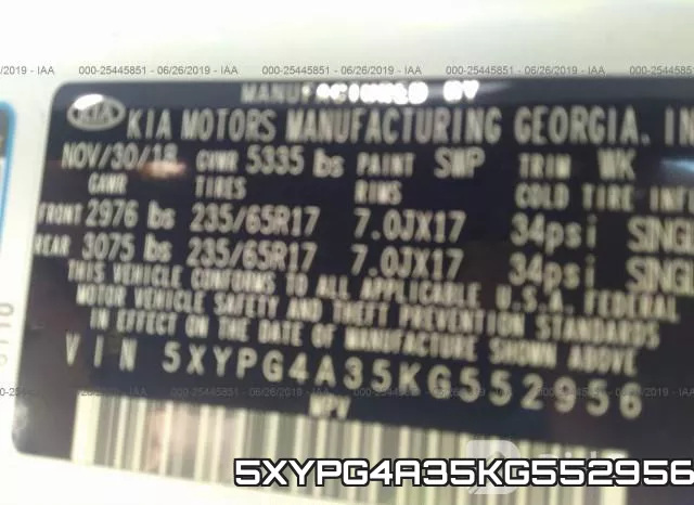 5XYPG4A35KG552956 фото 10