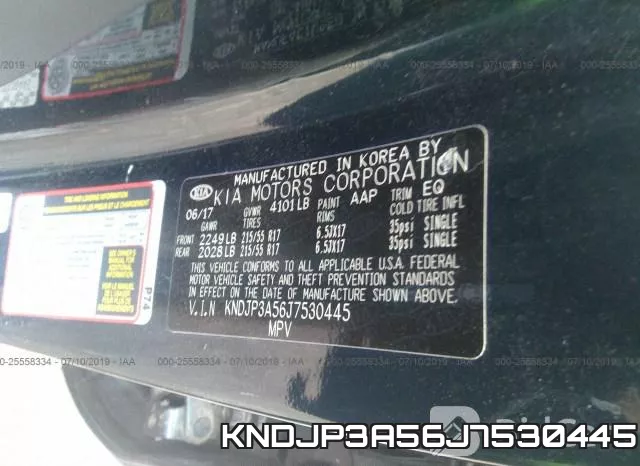 KNDJP3A56J7530445 фото 9