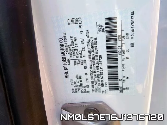 NM0LS7E76J1376720 фото 2