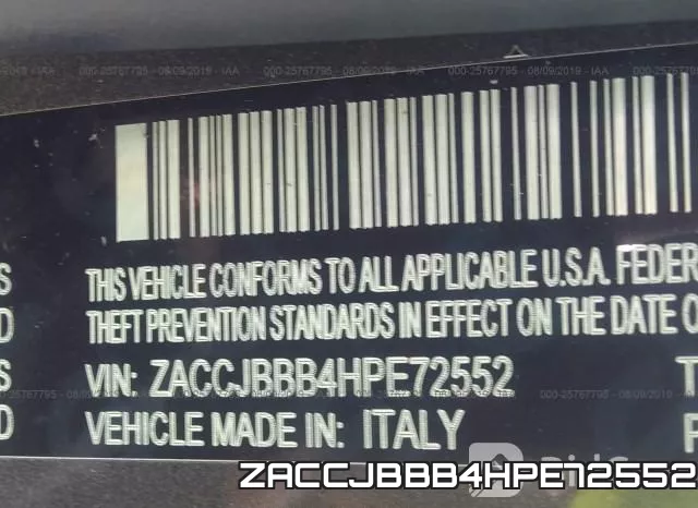 ZACCJBBB4HPE72552 фото 10