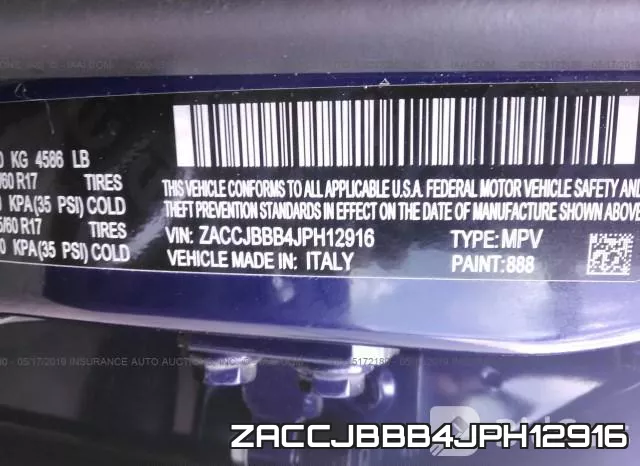 ZACCJBBB4JPH12916 фото 10