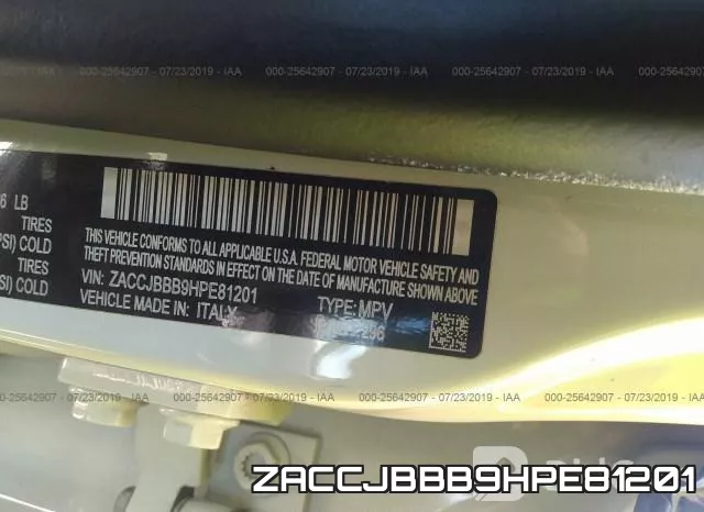 ZACCJBBB9HPE81201 фото 10