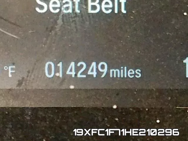 19XFC1F71HE210296 фото 9