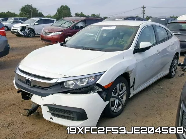 19XFC2F53JE204588 фото 3