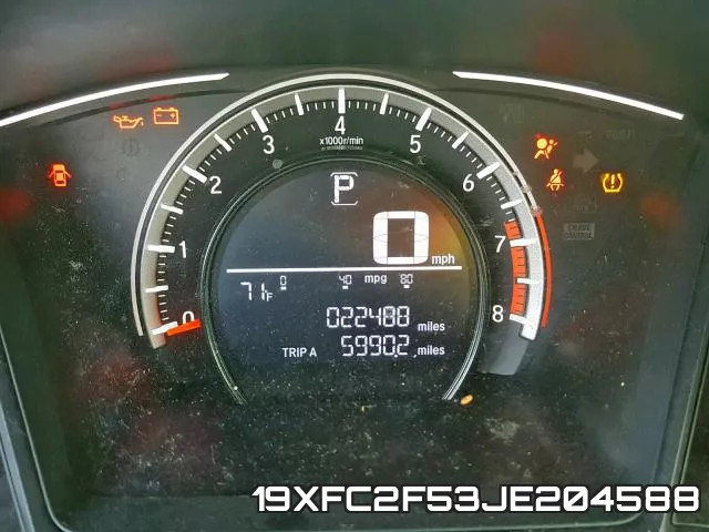 19XFC2F53JE204588 фото 9