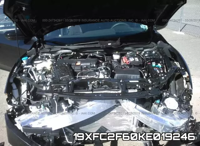 19XFC2F60KE019246 фото 2