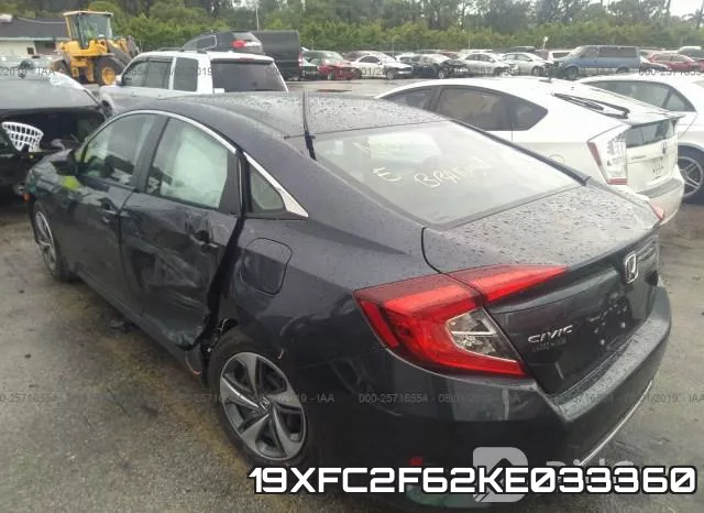 19XFC2F62KE033360 фото 7