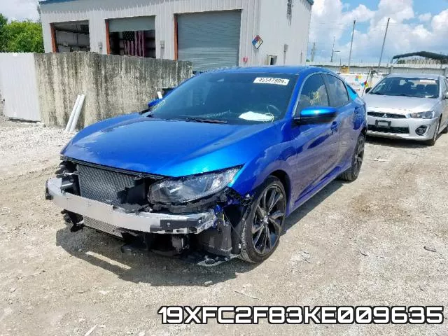 19XFC2F83KE009635 фото 3