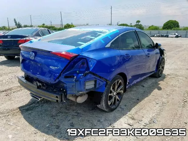 19XFC2F83KE009635 фото 5