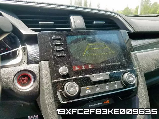 19XFC2F83KE009635 фото 10