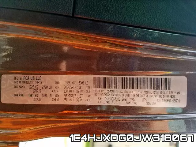 1C4HJXDG0JW318067 фото 2